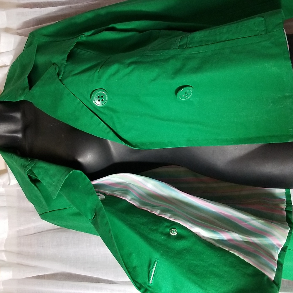Sz M Retro Green Jacket